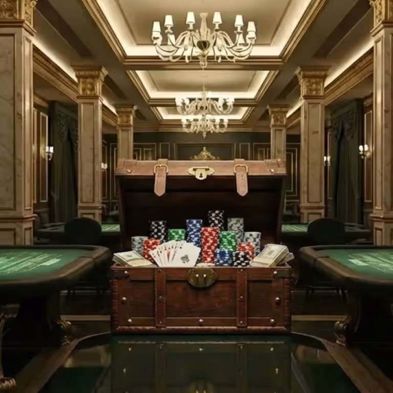 ainbet Casino image featuring a leather wallet surrounded by gold coins.